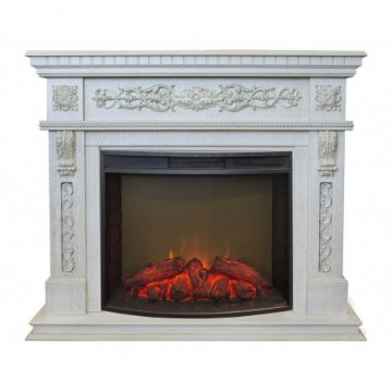 Каминокомплект RealFlame Estella 25,5/26 WT с очагом Evrika 25,5 LED