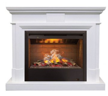 Каминокомплект RealFlame Marco 26 WT с очагом 3D Helios 26
