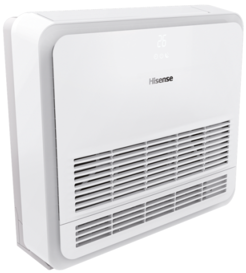 Напольно-потолочная сплит-система Hisense AKT-12UR4RK8/AUW-12U4RS8 Heavy DC Inverter R32 Wi-Fi — фото 2