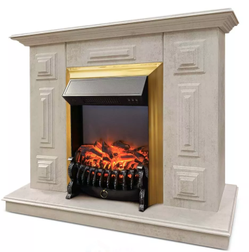 Каминокомплект Хорошие Камины Юпитер с очагом RealFlame Fobos Lux BR S цемент