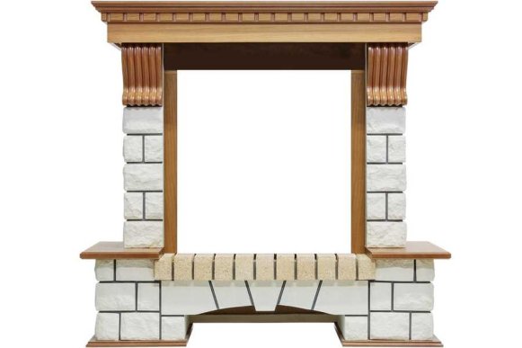 Изображение товара Электрокаминный портал Dimplex Pierre Luxe Classic в классическом стиле 112 см