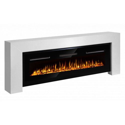 Каминокомплект Firelight Suprema Long с очагом Electrolux Infinity EFP/P-1600ULS N белый — фото 2
