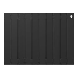Биметаллический радиатор отопления Royal Thermo PianoForte 500 черный 10 секций