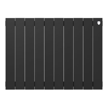 Биметаллический радиатор отопления Royal Thermo PianoForte 500 черный 10 секций