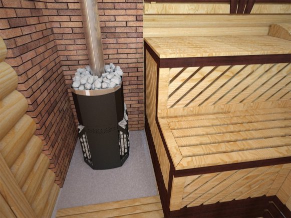 Печь отопительная Теплодар Русь-Сетка-18 Л