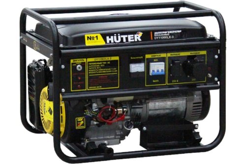 Бензиновый электрогенератор Huter DY11000LX-3 — фото 2