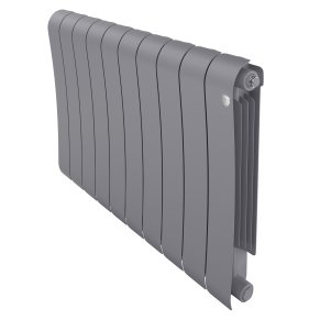 Биметаллический радиатор отопления Royal Thermo Infinity 500 10 секций Silver Satin