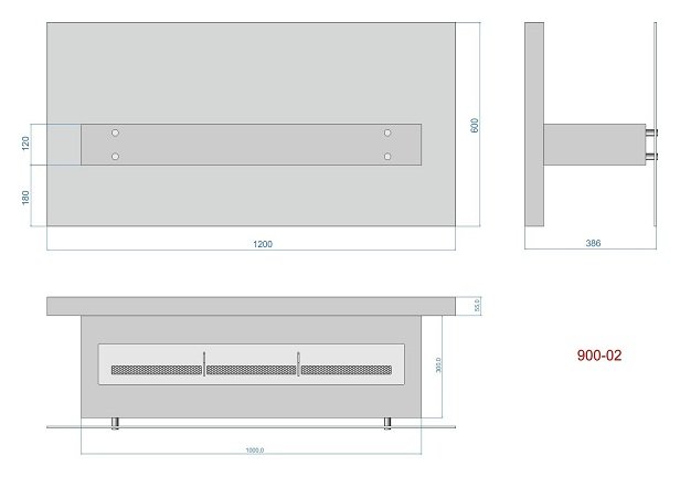 Напольный биокамин Lux Fire Консул 2 1200 БКН-К2-1200 — фото 5