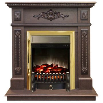 Каминокомплект RealFlame Lilian STD/EUG DN с очагом Fobos Lux Brass S