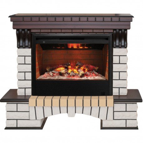 Каминокомплект RealFlame Country 26 AO с очагом 3D Helios 26
