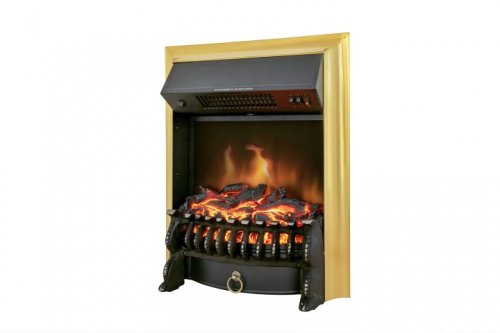Каминокомплект Royal Flame California STD SFT с очагом Fobos FX Brass серый графит (разборный) — фото 3