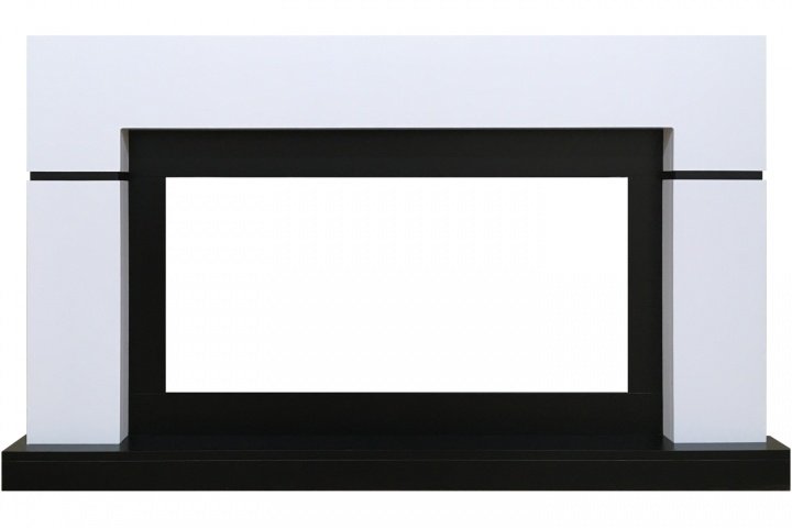 Портал Royal Flame Lindos под очаг Crystal 40 RF белый с черным Портал Royal Flame Lindos под очаг Crystal 40 RF белый с черным