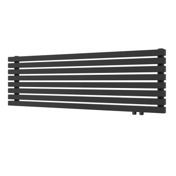 Стальной трубчатый радиатор КЗТО Quadrum 30 Н 1 2000-10 R черный матовый муар