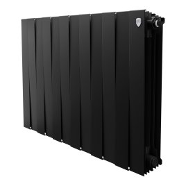 Биметаллический радиатор отопления Royal Thermo PianoForte 500 черный 12 секций