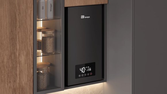 Настенный электрический котел E8 tempo EJB10V (серая металлическая панель)