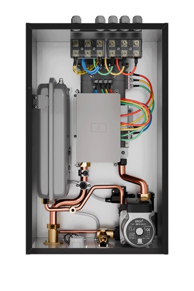 Настенный электрический котел E8 tempo EJB10V (серая металлическая панель)