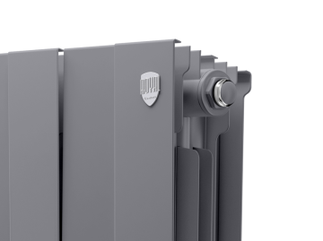 Биметаллический радиатор отопления Royal Thermo PianoForte 200 10 секций Silver Satin