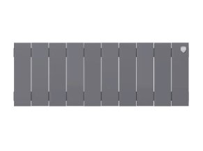Биметаллический радиатор отопления Royal Thermo PianoForte 200 10 секций Silver Satin