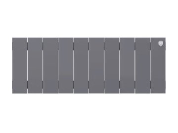 Биметаллический радиатор отопления Royal Thermo PianoForte 200 10 секций Silver Satin