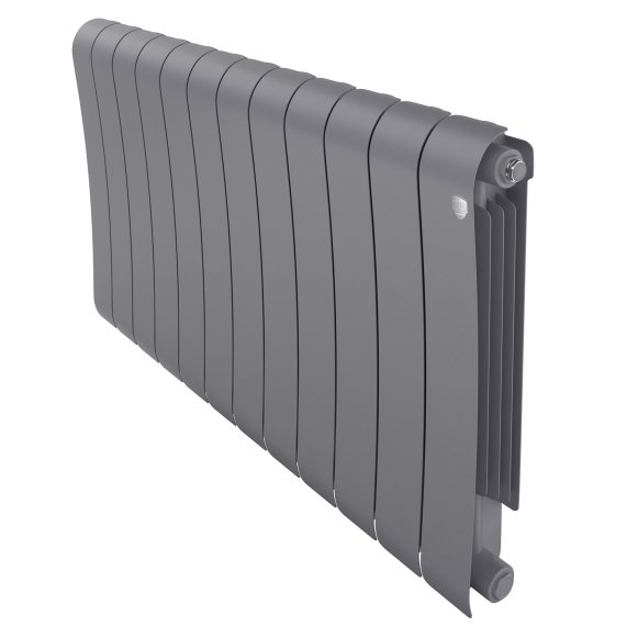 Изображение товара Биметаллический радиатор отопления Royal Thermo Infinity 12 секций Silver Satin