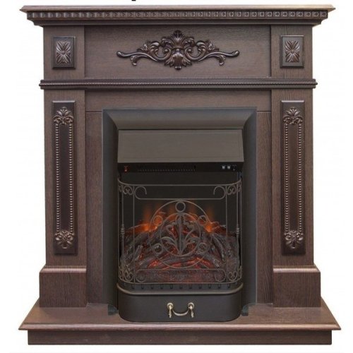Каминокомплект RealFlame Lilian STD/EUG DN с очагом Majestic Lux Black S Каминокомплект RealFlame Lilian STD/EUG DN с очагом Majestic Lux Black S