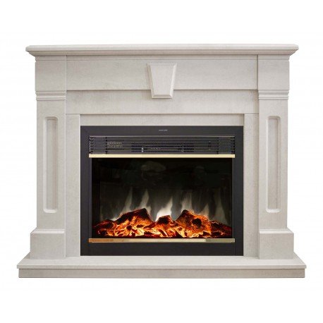 Каминокомплект RealFlame Kellie 25,5/26 с очагом MoonBlaze LUX Brass