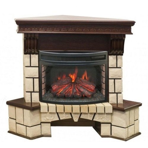 Каминокомплект RealFlame Stone Corner new 25/25,5 с очагом Firefield 25 S IR Каминокомплект RealFlame Stone Corner new 25/25,5 с очагом Firefield 25 S IR