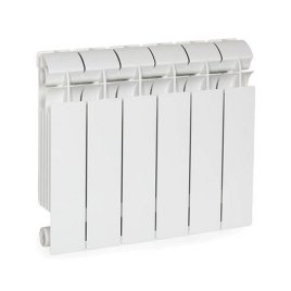Радиатор биметаллический Global STYLE PLUS 350 x6 белый боковое подключение