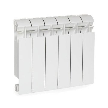 Радиатор биметаллический Global STYLE PLUS 350 x6 белый боковое подключение
