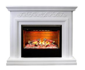 Каминокомплект RealFlame Leticia 26 WT-P511 с очагом 3D Helios 26