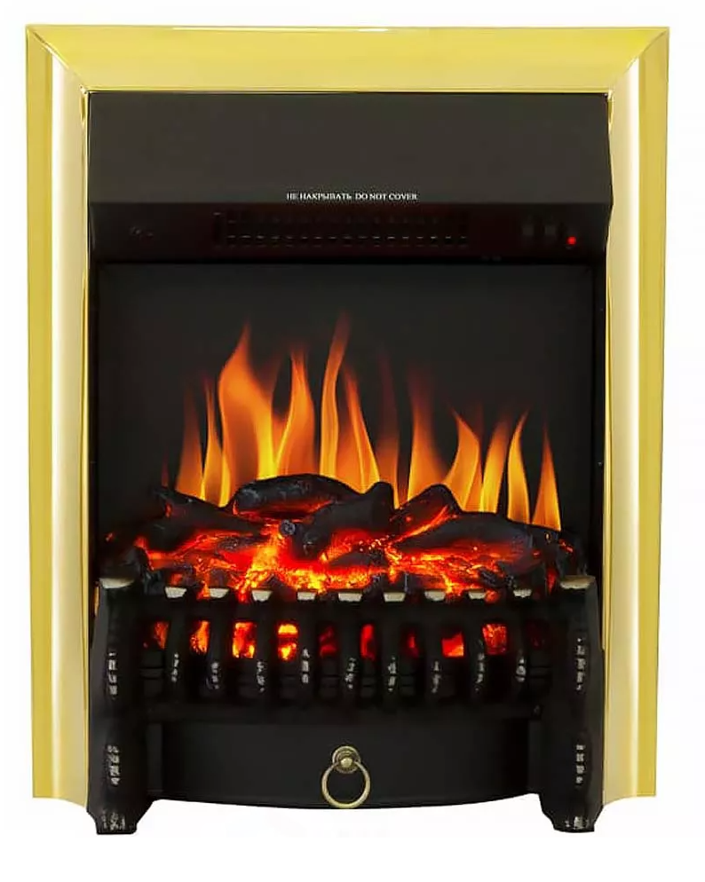 Каминокомплект Хорошие Камины Марс с очагом Royal Flame Fobos FX Brass белое дерево — фото 5