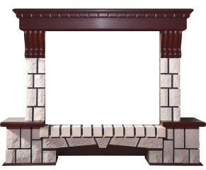 Портал Interflame Экстер махагон под очаги Panoramic 33