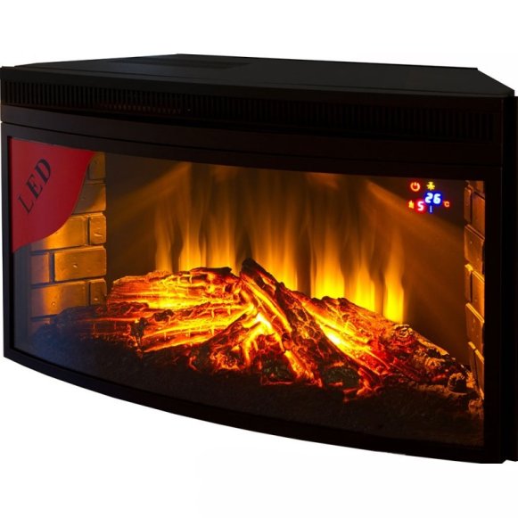 Изображение товара Каминовый комплект Interflame Памир сланец с очагом Panoramic 33W LED FX венге