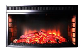 Каминокомплект Interflame Памир сланец с очагом Panoramic 33W LED FX венге