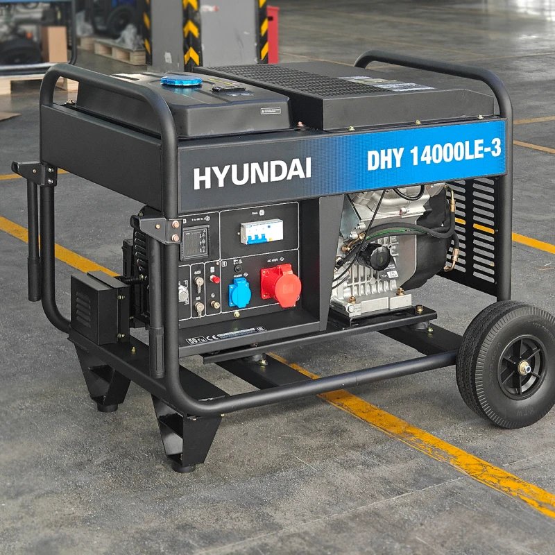 Дизельный электрогенератор Hyundai DHY 14000LE-3 — фото 6
