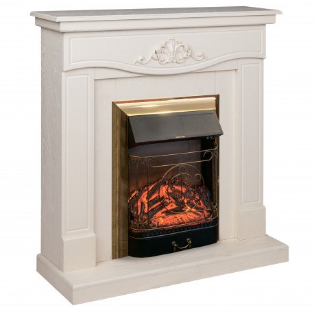 Изображение товара Каминокомплект RealFlame Junona WT с очагом Majestic Lux Brass S