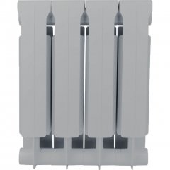 Радиатор биметаллический Global Style Plus 350 (4 секции) серый