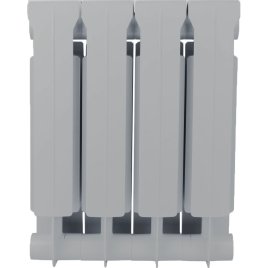 Радиатор биметаллический Global Style Plus 350 (4 секции) серый