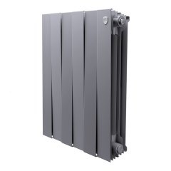 Биметаллический радиатор отопления Royal Thermo PianoForte 500 серебристый 10 секций