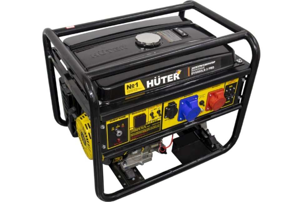 Бензиновый электрогенератор Huter DY9500LX-3 PRO — фото 2