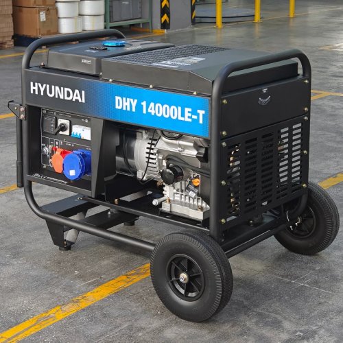 Дизельный электрогенератор Hyundai DHY 14000LE-T — фото 2