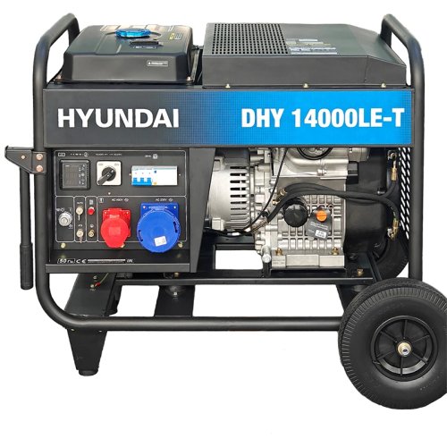Дизельный электрогенератор Hyundai DHY 14000LE-T — фото 1