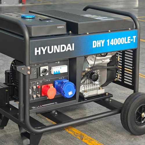 Дизельный электрогенератор Hyundai DHY 14000LE-T — фото 3
