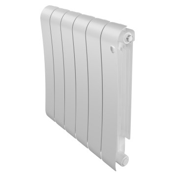 Биметаллический радиатор отопления Royal Thermo Infinity 500 6 секций Bianco Traffico