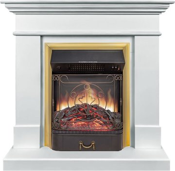 Каминокомплект Royal Flame California STD SFT с очагом Majestic FX M Brass белый (разборный)