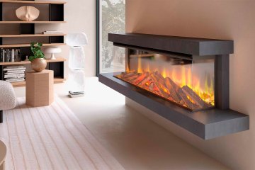 Очаг La Nordica Lumen 1600 с декоративной панелью ANTRACITE