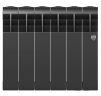 Биметаллический радиатор отопления Royal Thermo BiLiner B 350 6 секций Noir Sable