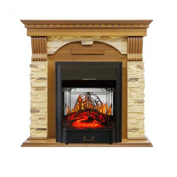 Каминокомплект Royal Flame Dublin с очагом Majestic FX M Black