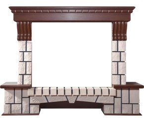 Портал Interflame Экстер средний дуб под очаги Panoramic 33