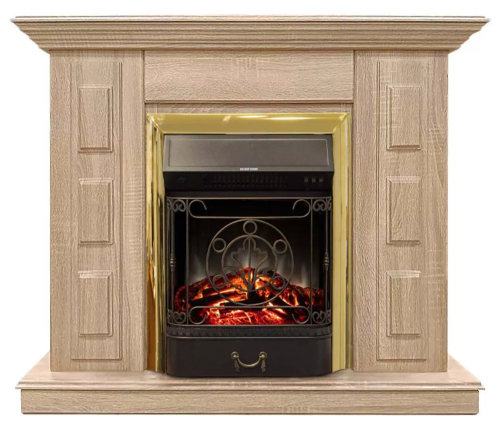 Каминокомплект Хорошие Камины Юпитер с очагом RealFlame Majestic Lux BR S сосна — фото 1
